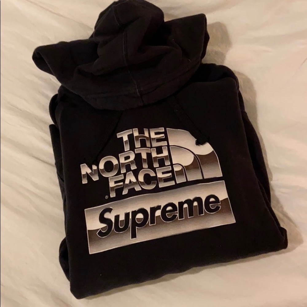 Supreme x The North Face Metallic Logo Hoodie